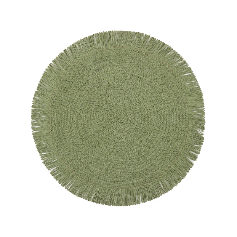 Round Braided Placemats - ThermoLuxe Insulation