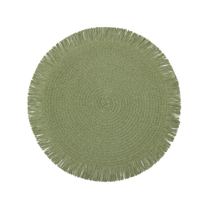Round Braided Placemats - ThermoLuxe Insulation