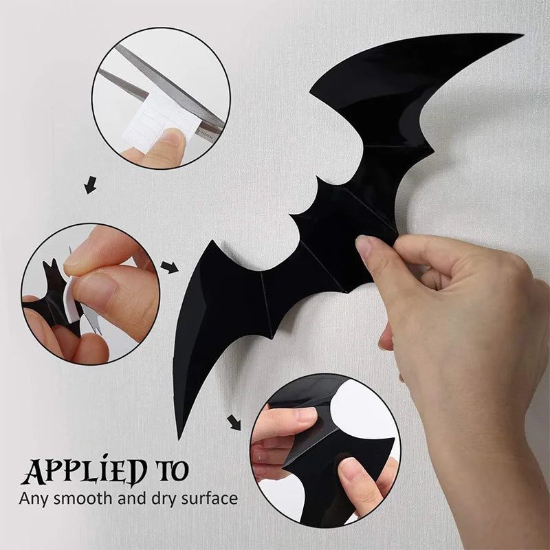 Halloween Wall Stickers for Home Decoration - 120 Piece Set