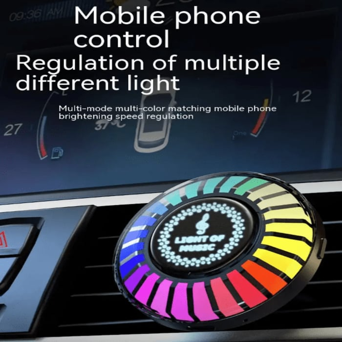 Portable RGB Sound Activation Light for On-the-Go Fun