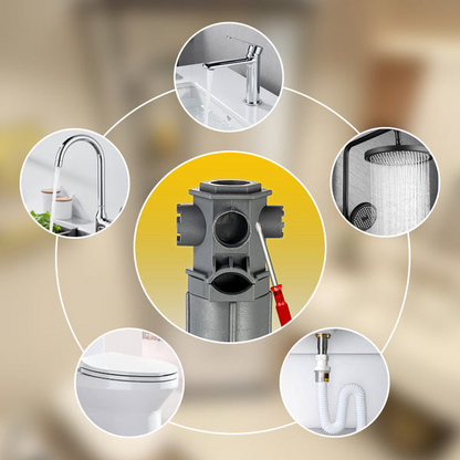 Compact Plumbing Installation Tool Set - All-in-One Faucet Key