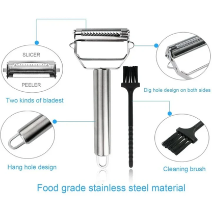 Multifunctional Vegetable Slicer with Ultra-Sharp Stainless Steel Blade