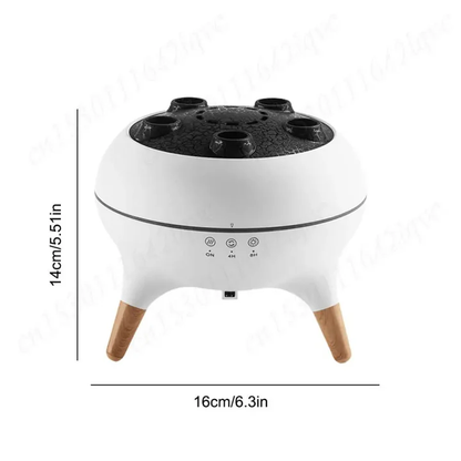Essential Oil Diffuser and Humidifier with Dynamic Jellyfish Design