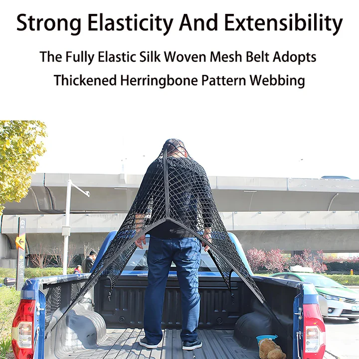 Truck Bed Cargo Net - Heavy-Duty Storage Solution