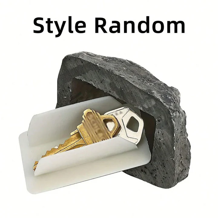 Discreet Outdoor Key Lock Box for Hidden Storage