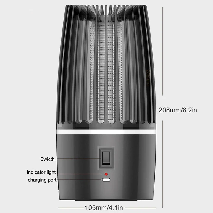 Rechargeable Mosquito Killer – 2-in-1 Insect Zapper