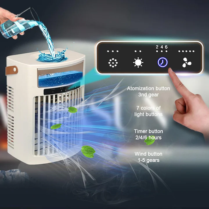 Compact Personal Air Cooling Fan for Easy Portability