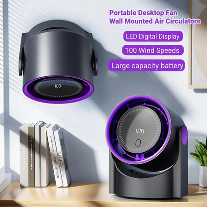 Compact USB Desk Fan for Personal Use