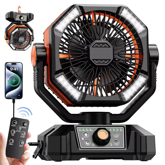 Compact Outdoor Cooling Fan for Camping Use