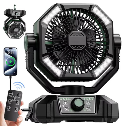 Compact Outdoor Cooling Fan for Camping Use