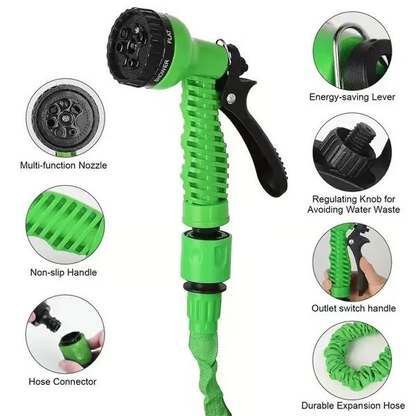 Expandable Garden Water Hose - Flexible and Lightweight