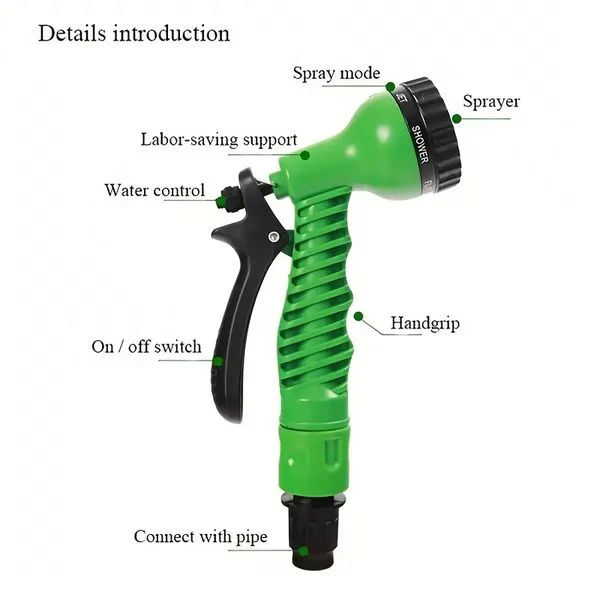 Expandable Garden Water Hose - Flexible and Lightweight