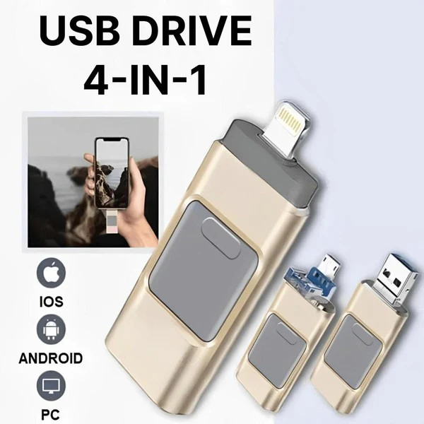 32GB USB Flash Drive Compatible with iPhone and Android Devices