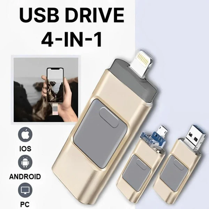 32GB USB Flash Drive Compatible with iPhone and Android Devices