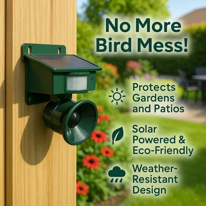 Bird Deterrent for Crows with Motion Sensor Technology
