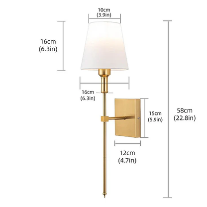 Set of 2 Rechargeable Wireless Wall Lights