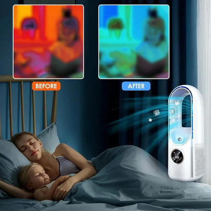 Compact Bladeless Air Cooler – Portable and Quiet Cooling Device
