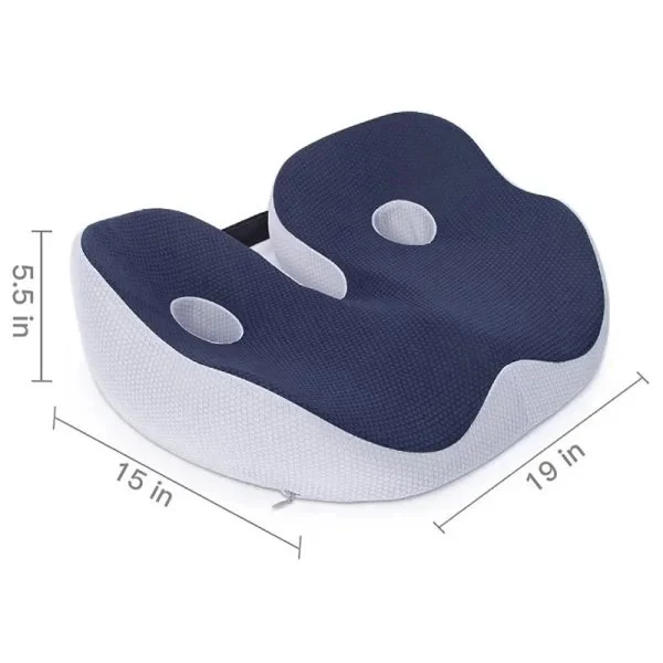 Comfort Seat Cushion for Posture Support During Extended Sitting
