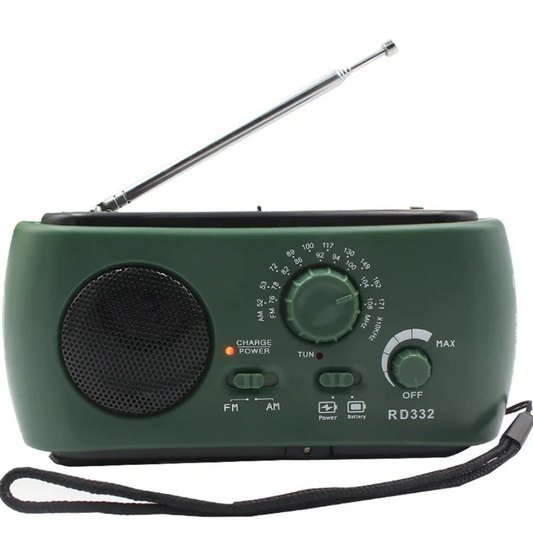 Emergency Portable Radio for Outdoor and Travel Use
