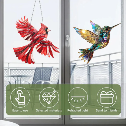 Hummingbird Sun Catcher Art Decoration