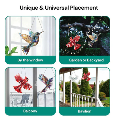 Hummingbird Sun Catcher Art Decoration