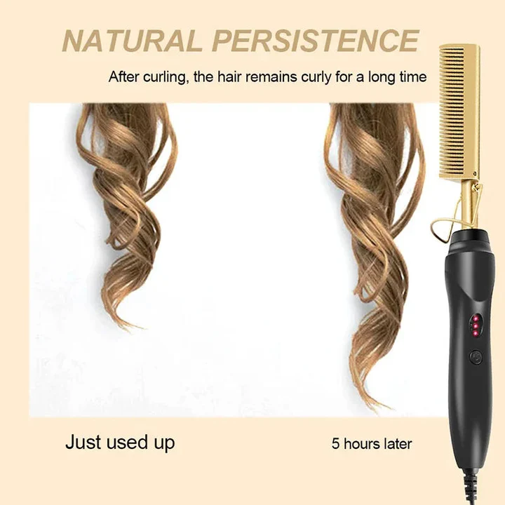 Hot Comb Designed for Thick and Coarse Hair