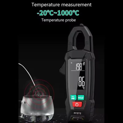 Clamp Meter for AC and DC Electric Measurements