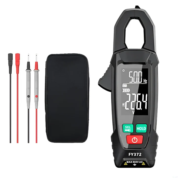 Clamp Meter for AC and DC Electric Measurements
