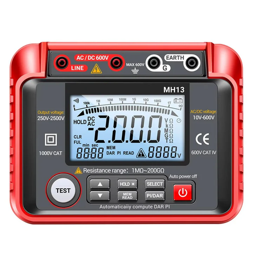 High Resistance Voltage Tester Megohmmeter Tool