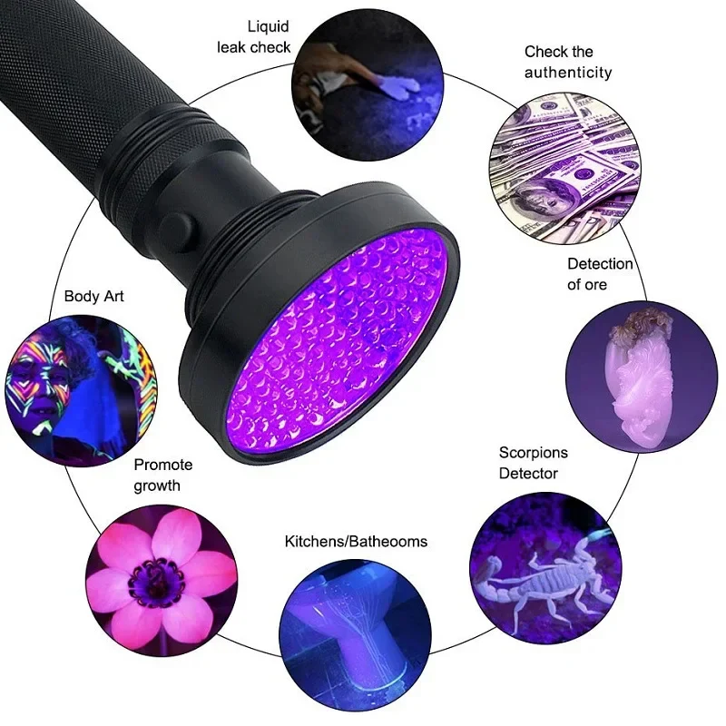 UV Light Detection Tool for Bed Bugs and Stains