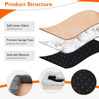 Cushioned Side Orthopedic Beds for Dogs