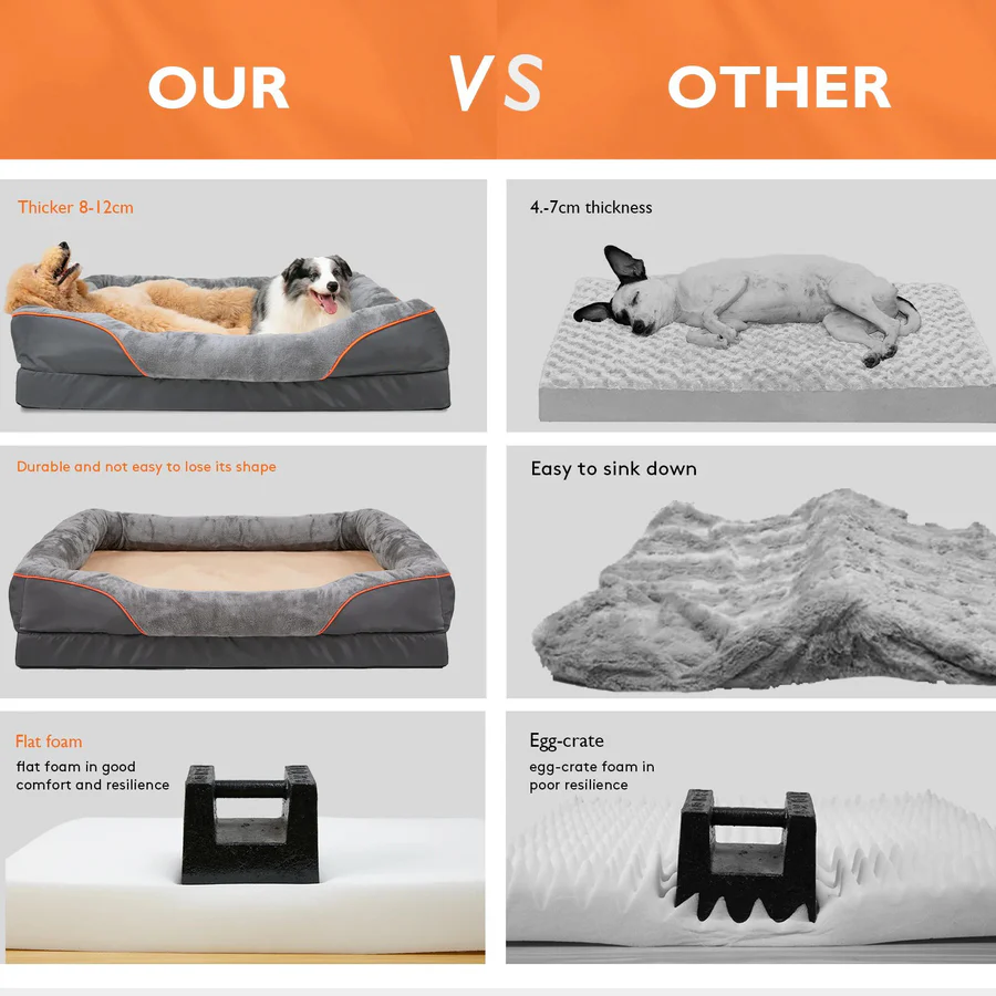 Cushioned Side Orthopedic Beds for Dogs