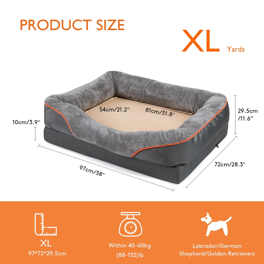 Cushioned Side Orthopedic Beds for Dogs