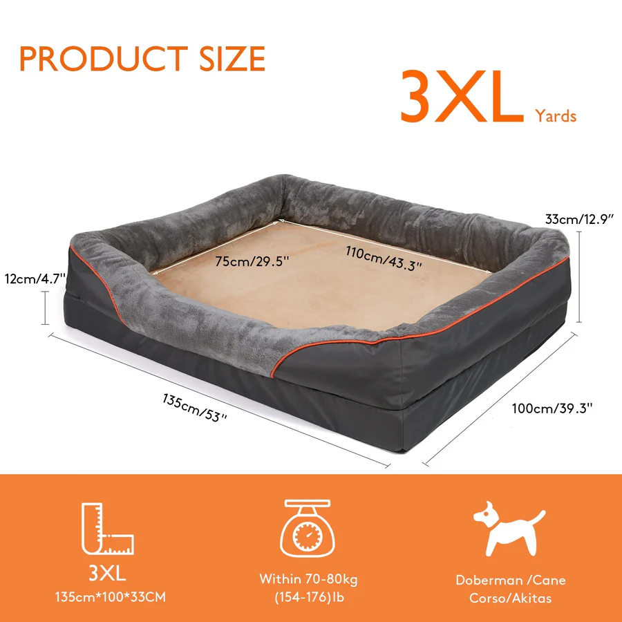 Cushioned Side Orthopedic Beds for Dogs