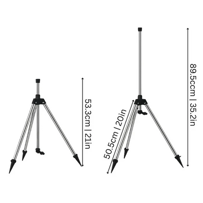 Rotating Tripod Sprinkler with High Pressure System