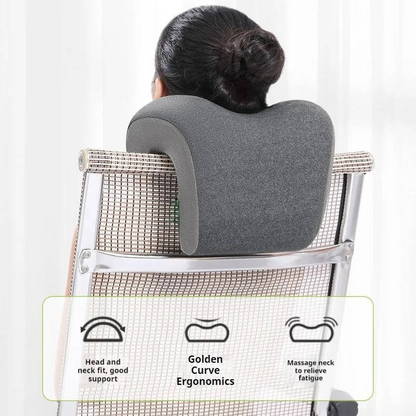 Ergonomic Neck and Head Support Cushion for Office Chairs
