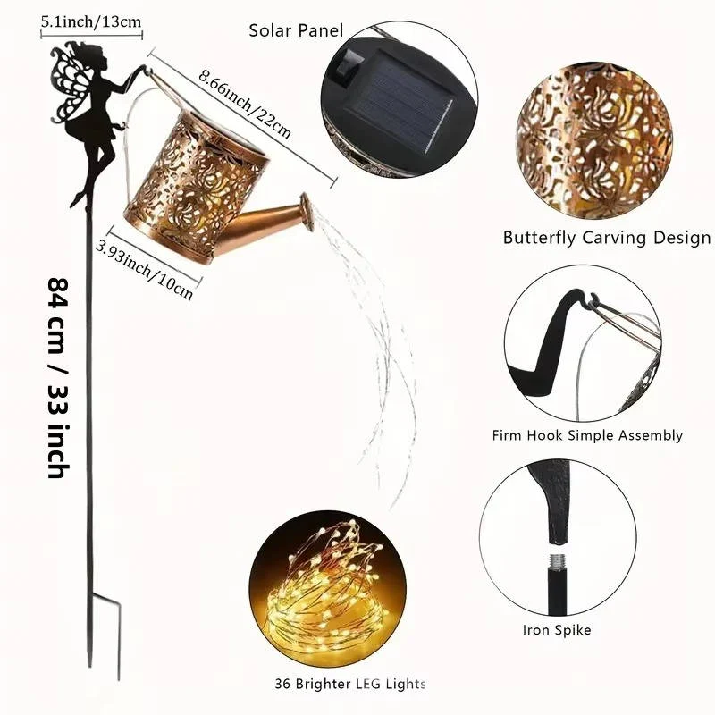 Hanging Fairy Lamp for Outdoor Light Decorations