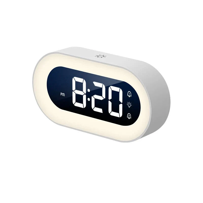 Gentle Light Alarm Clock with USB Power - Sunrise Simulation
