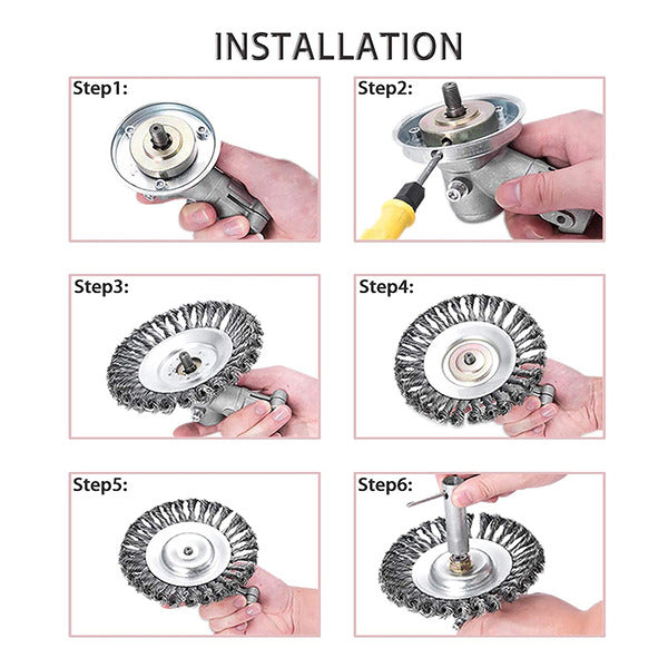 Carbon Steel Weed Brush and Trimmer Tool