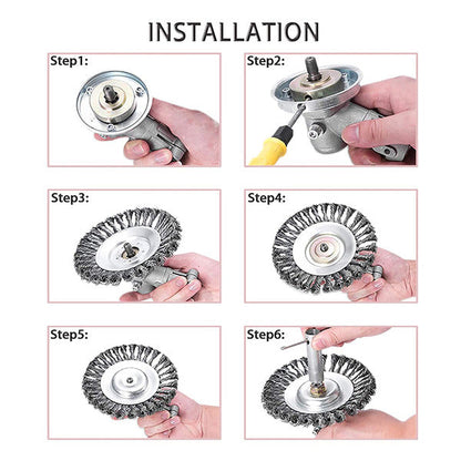 Carbon Steel Weed Brush and Trimmer Tool
