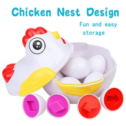 Creative Egg Puzzle Set for Children - Engaging Egg-Shaped Game