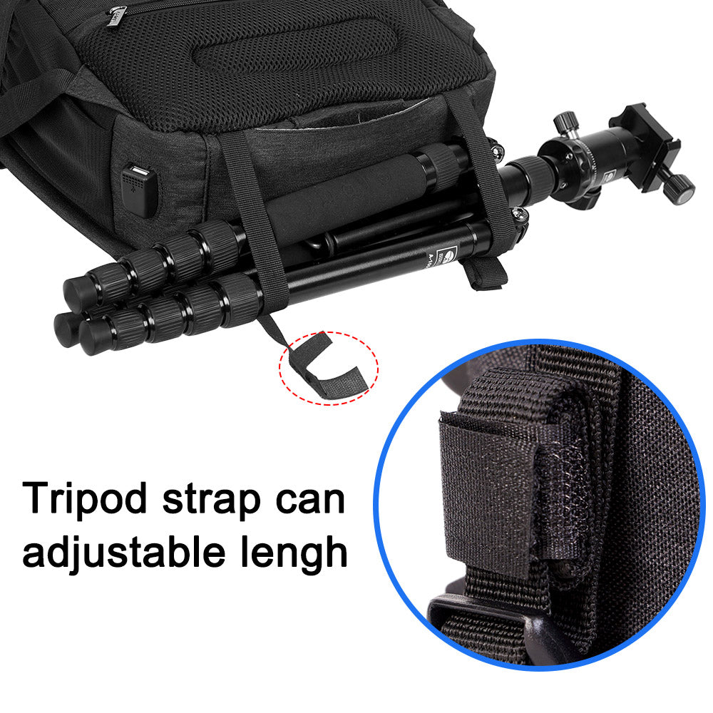 Portable Camera Bag with Quick Access Features
