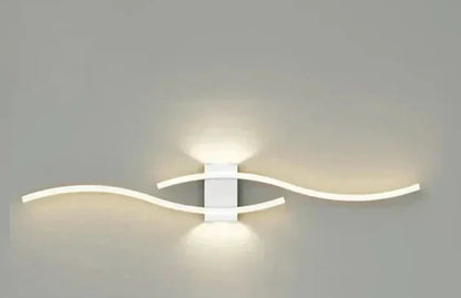Modern Wave LED Wall Light | Warm White | Energy Efficient Design