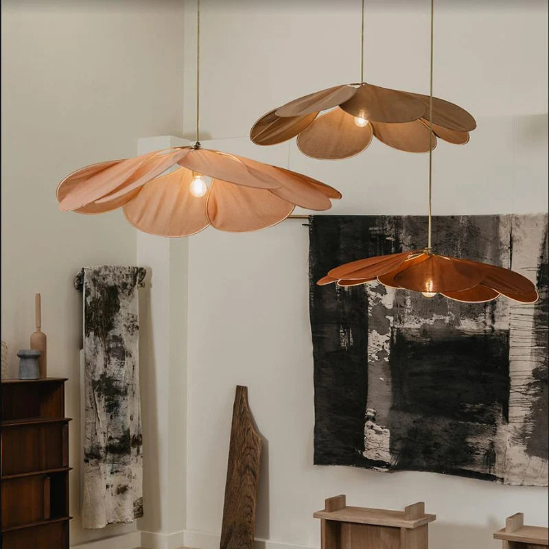 Statement Lighting for Living Room - Floral Pendant Fixture