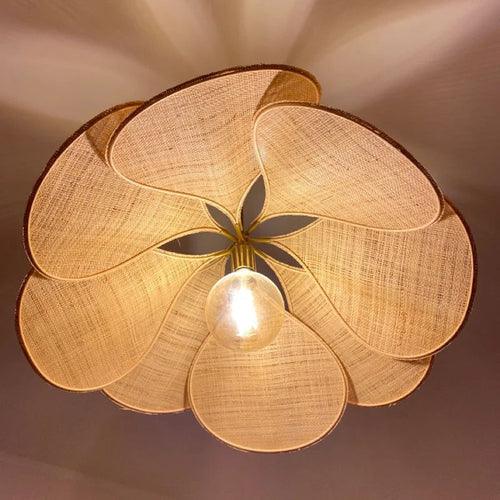 Statement Lighting for Living Room - Floral Pendant Fixture