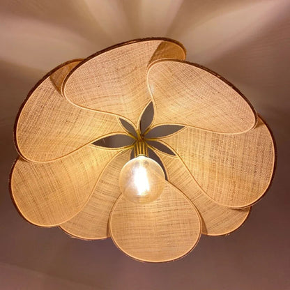 Statement Lighting for Living Room - Floral Pendant Fixture