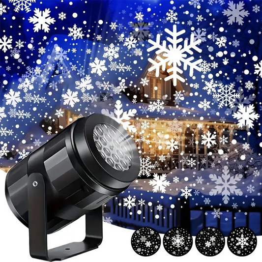 Christmas Projector with Magical Snowflakes – Indoor and Outdoor LED Light Show