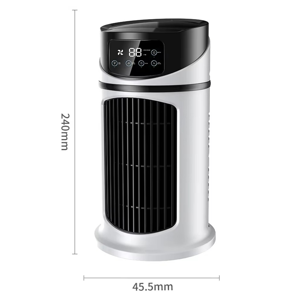 3-in-1 Mist Fan with Humidifier and LED Ambient Light