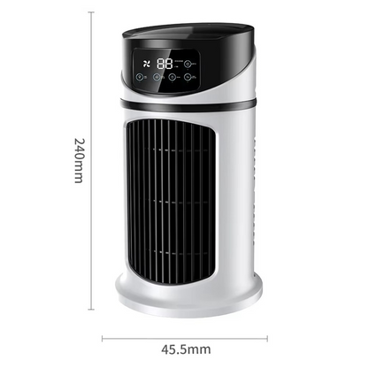 3-in-1 Mist Fan with Humidifier and LED Ambient Light