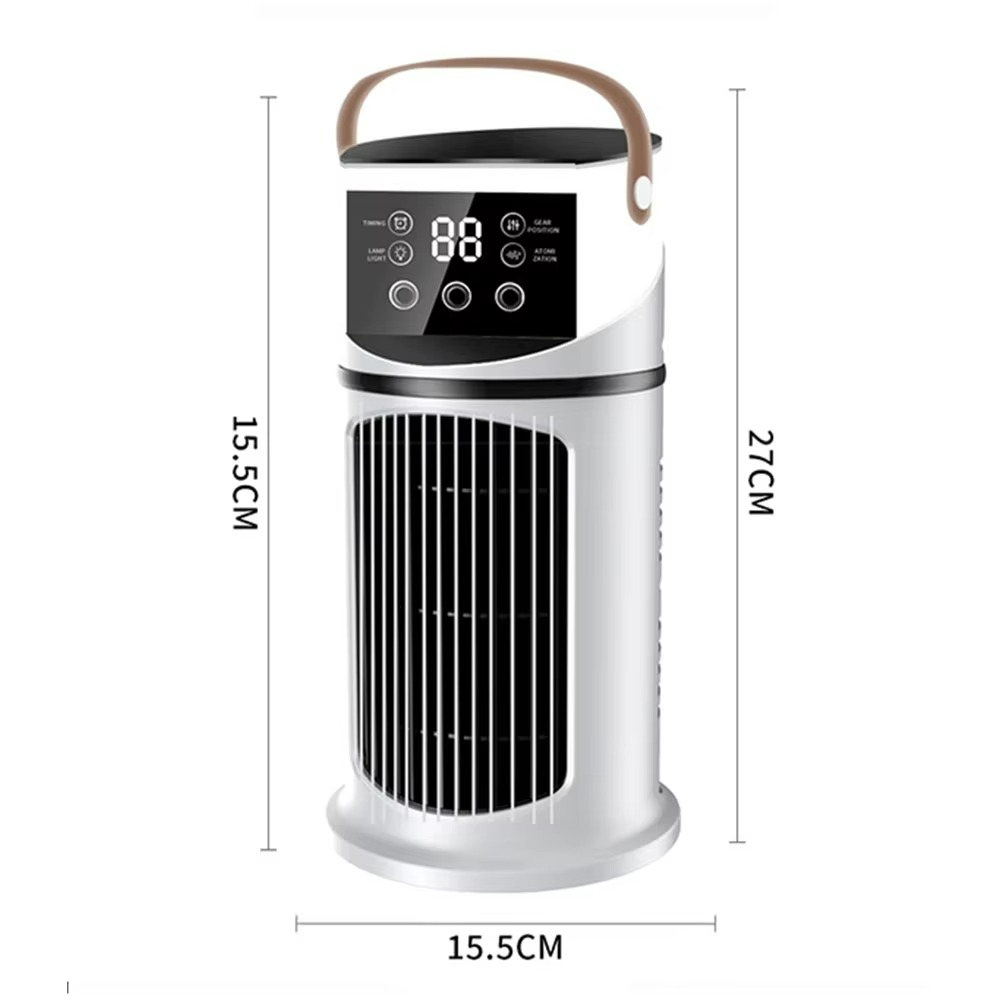 3-in-1 Mist Fan with Humidifier and LED Ambient Light